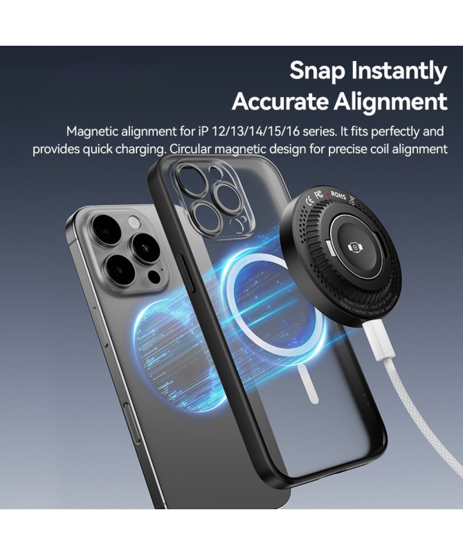 Chargeur Magnétique 2-en-1 ESSAGER 15W | MagPower