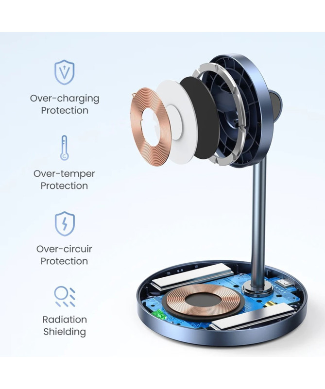 Chargeur Magnétique 2-en-1 UGREEN