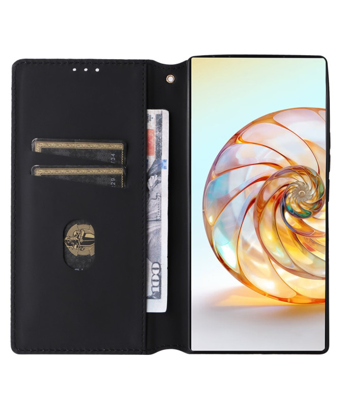 Housse Nubia Z60 Ultra flip cover design géométrie