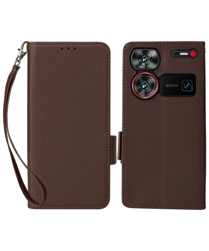 Housse Nubia Z60 Ultra effet cuir à Lanière | FOLKEN