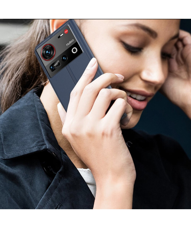 Étui Nubia Z70 Ultra business imitation cuir