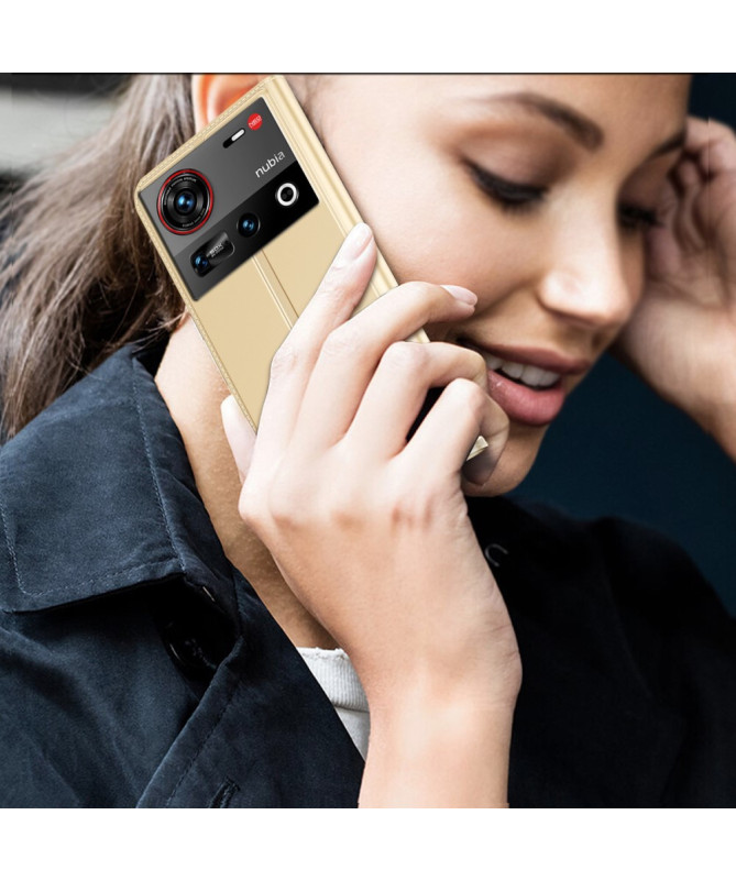 Étui Nubia Z70 Ultra business imitation cuir