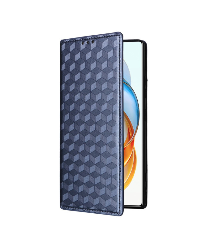 Housse Nubia Z70 Ultra flip cover design géométrie