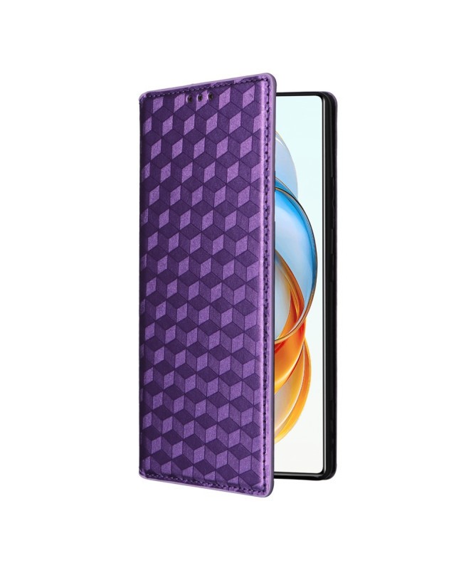 Housse Nubia Z70 Ultra flip cover design géométrie