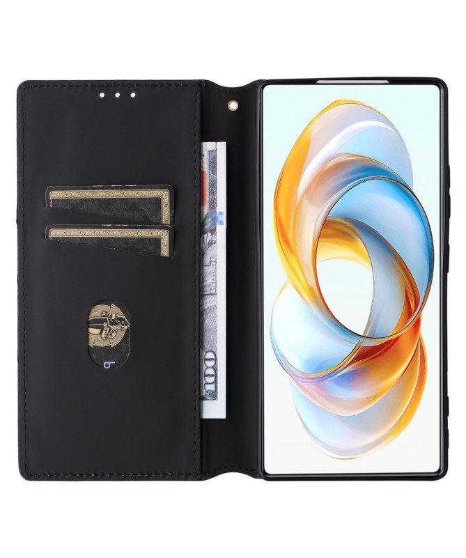Housse Nubia Z70 Ultra flip cover design géométrie