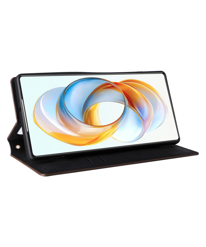 Housse Nubia Z70 Ultra flip cover design géométrie