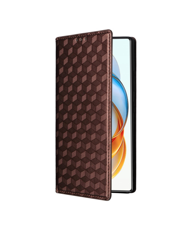 Housse Nubia Z70 Ultra flip cover design géométrie