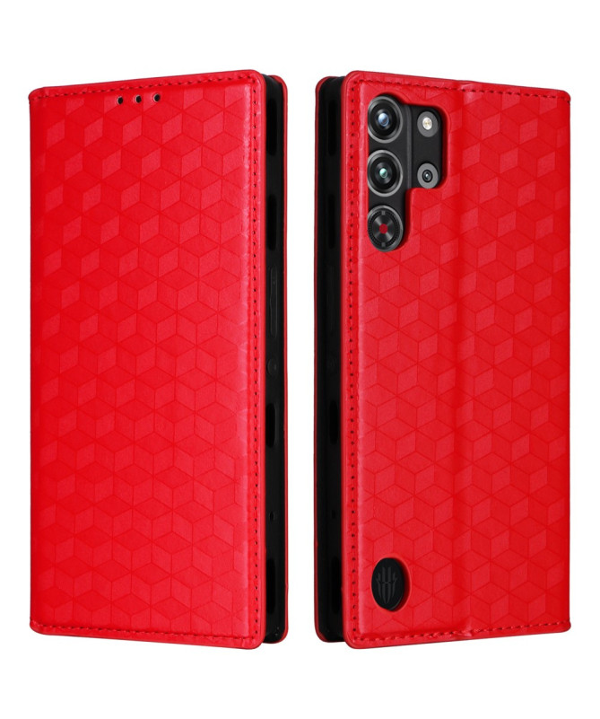 Housse Redmagic 10 Pro flip cover design géométrie