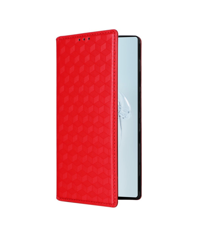 Housse Redmagic 10 Pro flip cover design géométrie