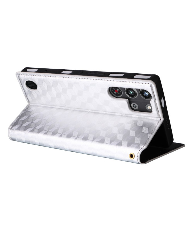 Housse Redmagic 10 Pro flip cover design géométrie
