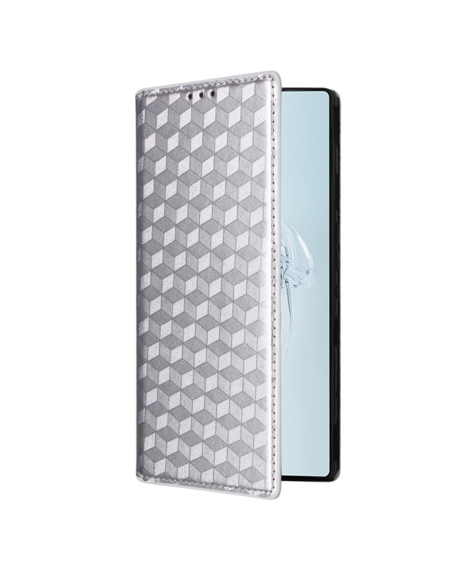 Housse Redmagic 10 Pro flip cover design géométrie