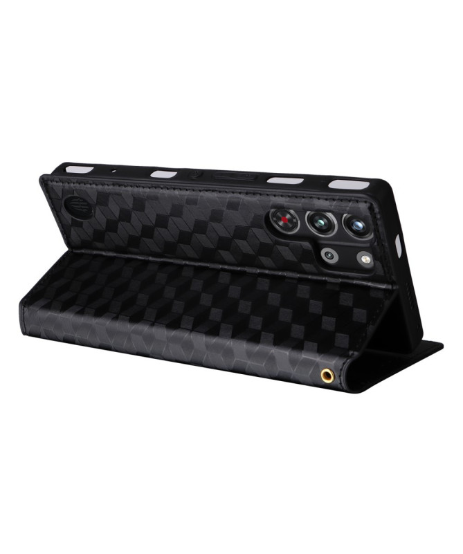 Housse Redmagic 10 Pro flip cover design géométrie