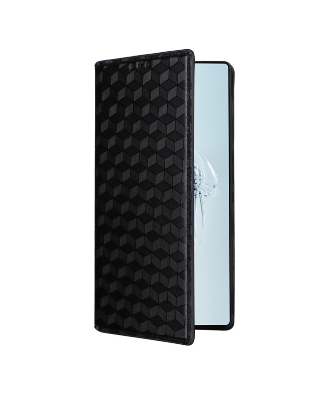 Housse Redmagic 10 Pro flip cover design géométrie