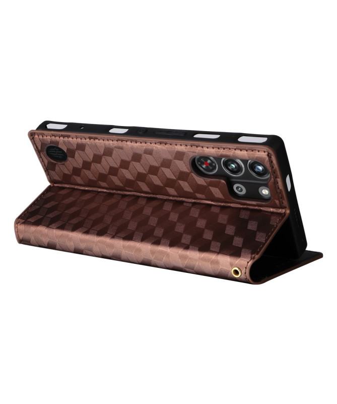 Housse Redmagic 10 Pro flip cover design géométrie