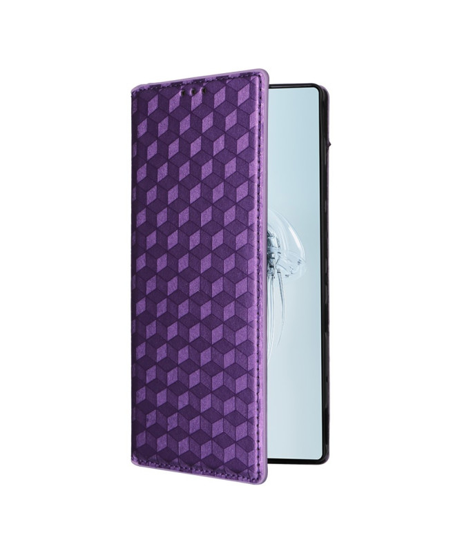 Housse Redmagic 10 Pro flip cover design géométrie