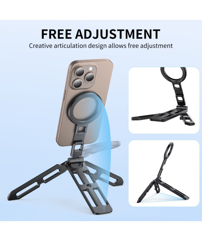 Support Smartphone Magnétique Pliable | TriStand Pro