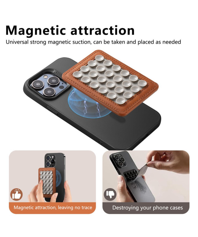 Support Téléphone Magnétique à Ventouses | SuctionBack