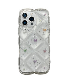 Coque iPhone 14 Pro | Quilt Papillon