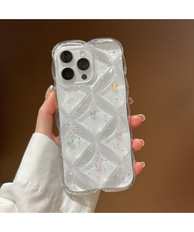 Coque iPhone 14 Pro | Quilt Papillon - photo 2