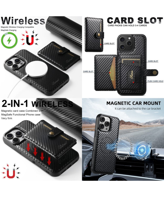 Coque iPhone 14 Pro | Carbone Magnétique - photo 10