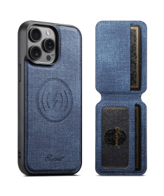 Coque iPhone 14 Pro | Denim Card Magnétique