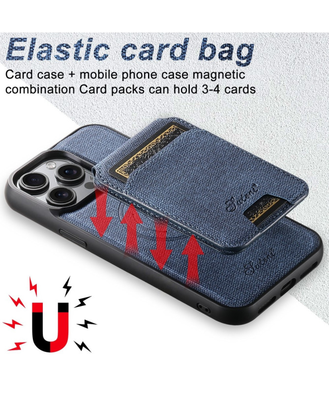 Coque iPhone 14 Pro | Denim Card Magnétique