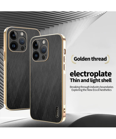 Coque iPhone 14 Pro | Style Texturé Soie Anti-Traces