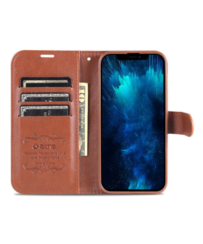 Housse iPhone 14 Pro AZNS Simili Cuir