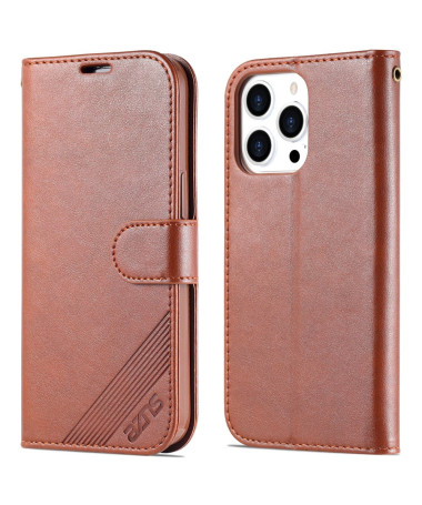 Housse iPhone 14 Pro AZNS Simili Cuir
