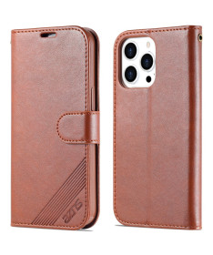 Housse iPhone 14 Pro AZNS Simili Cuir