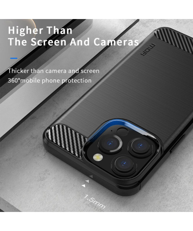 Coque iPhone 14 Pro Effet Brossé| Broby