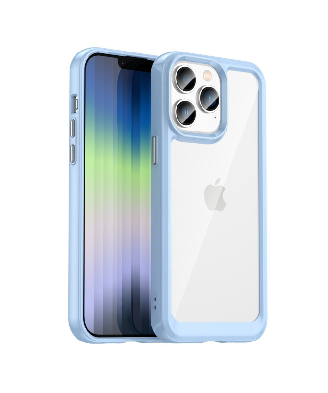 Coque iPhone 14 Pro Transparente Contour Couleuré