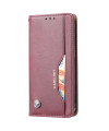 Housse iPhone 14 Pro simili cuir stand case | Malm
