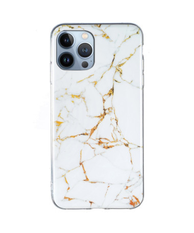 Coque iPhone 14 Pro | Marbre Blanc