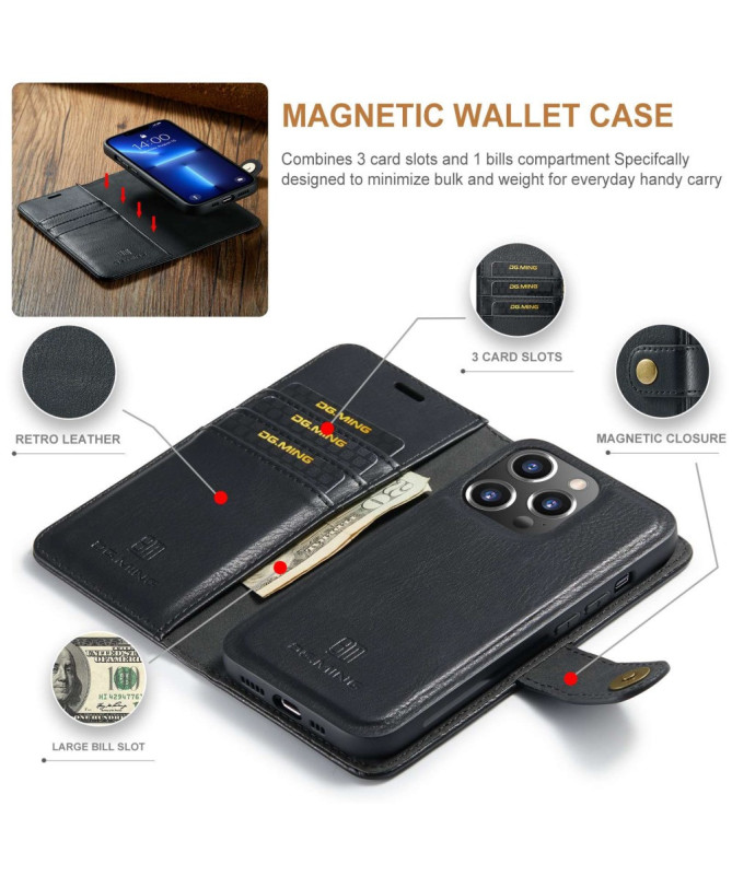 iPhone 14 Pro - Protection 2 en 1 housse et coque détachable