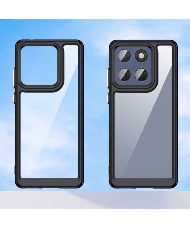 Coque Motorola Edge 60 / 60 Fusion Transparente Contour Couleuré