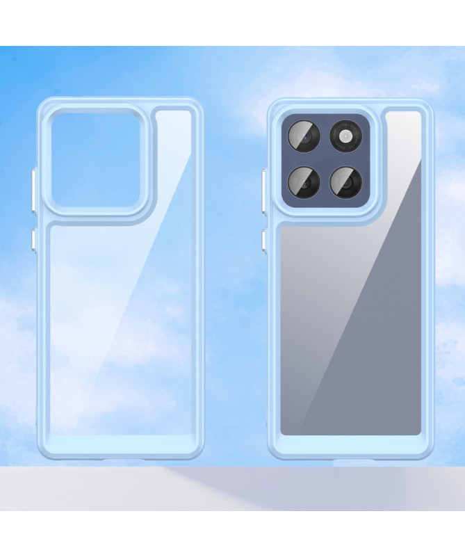 Coque Motorola Edge 60 / 60 Fusion Transparente Contour Couleuré