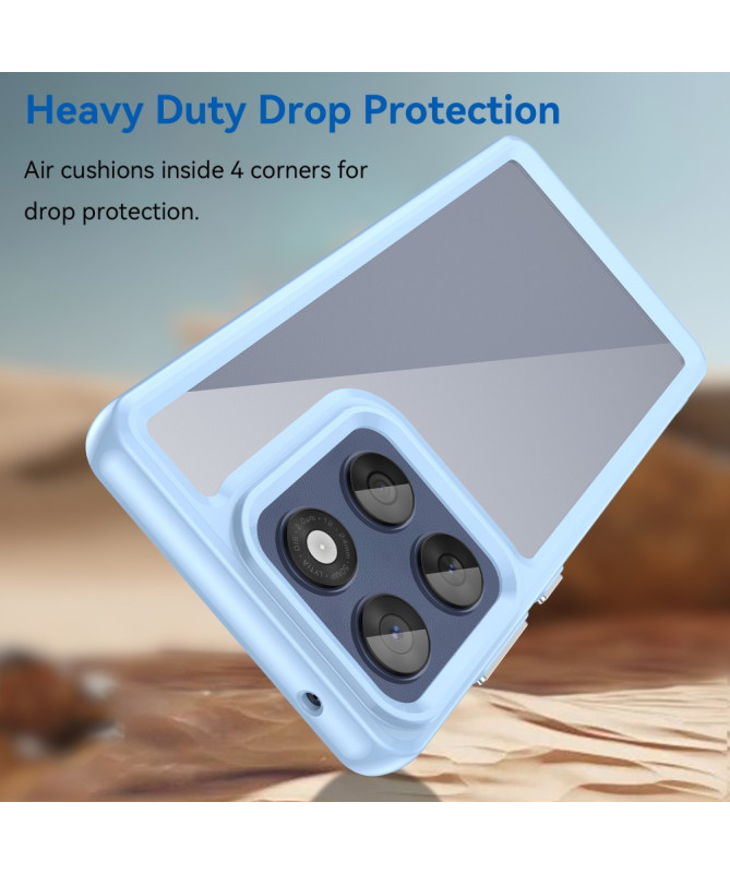 Coque Motorola Edge 60 / 60 Fusion Transparente Contour Couleuré