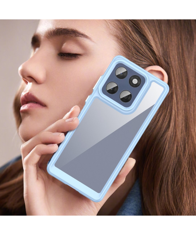 Coque Motorola Edge 60 / 60 Fusion Transparente Contour Couleuré