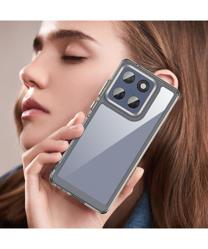 Coque Motorola Edge 60 / 60 Fusion Transparente Contour Couleuré