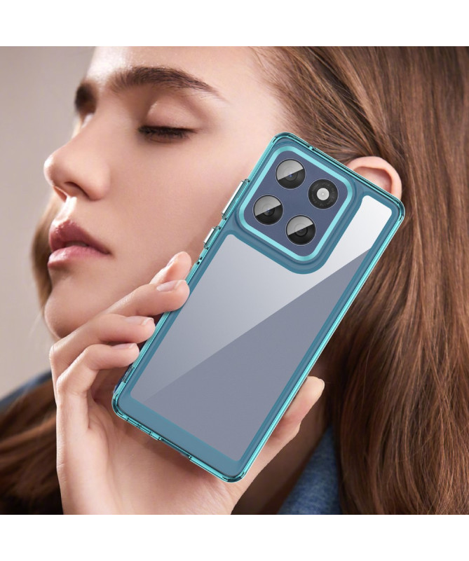 Coque Motorola Edge 60 / 60 Fusion Transparente Contour Couleuré