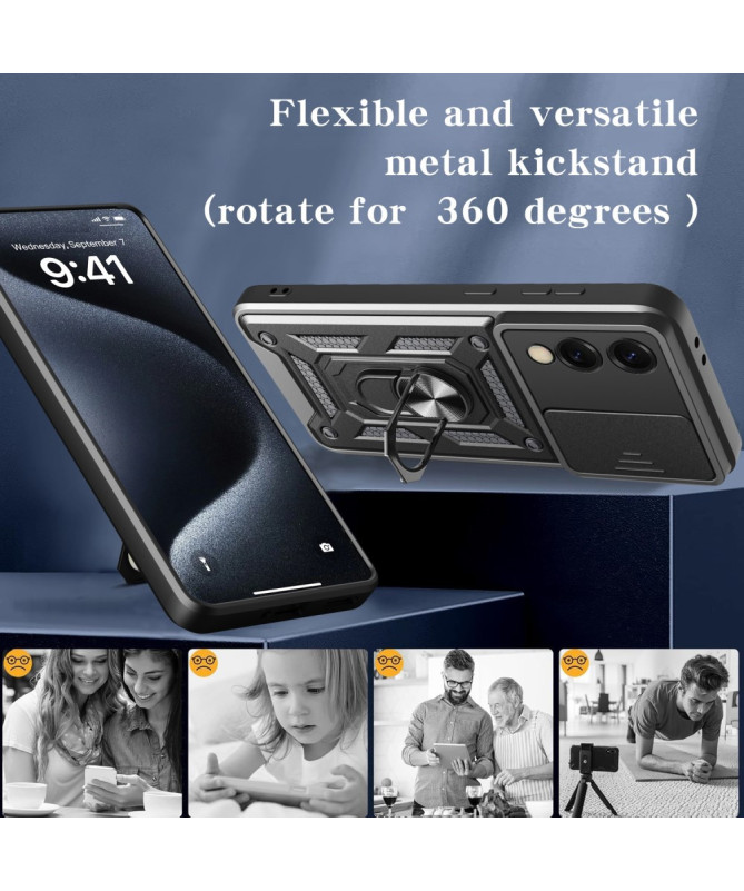 Coque Samsung Galaxy S25 Edge Camera Slide Fonction Support