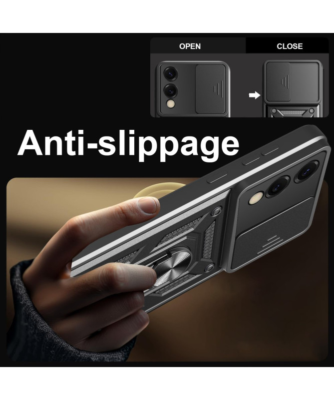 Coque Samsung Galaxy S25 Edge Camera Slide Fonction Support