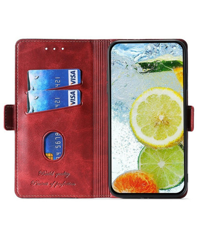 Housse Xiaomi 15 Ultra Keyunfei simili cuir bicolore