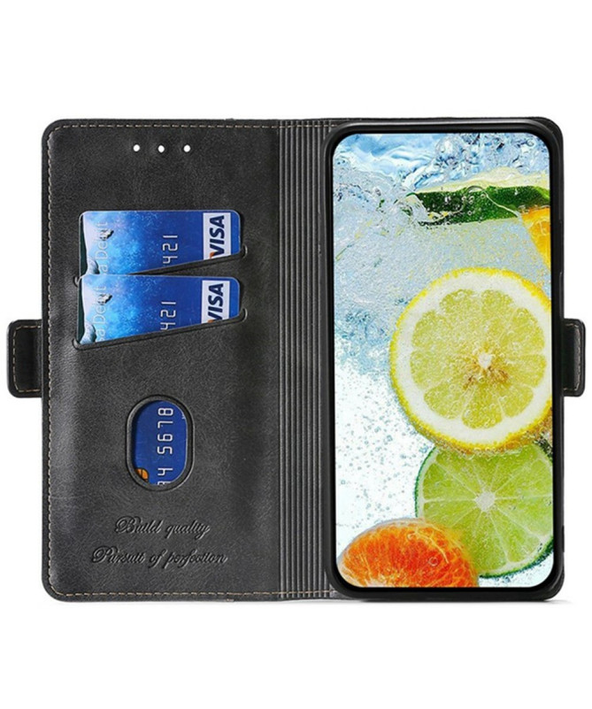 Housse Xiaomi 15 Ultra Keyunfei simili cuir bicolore