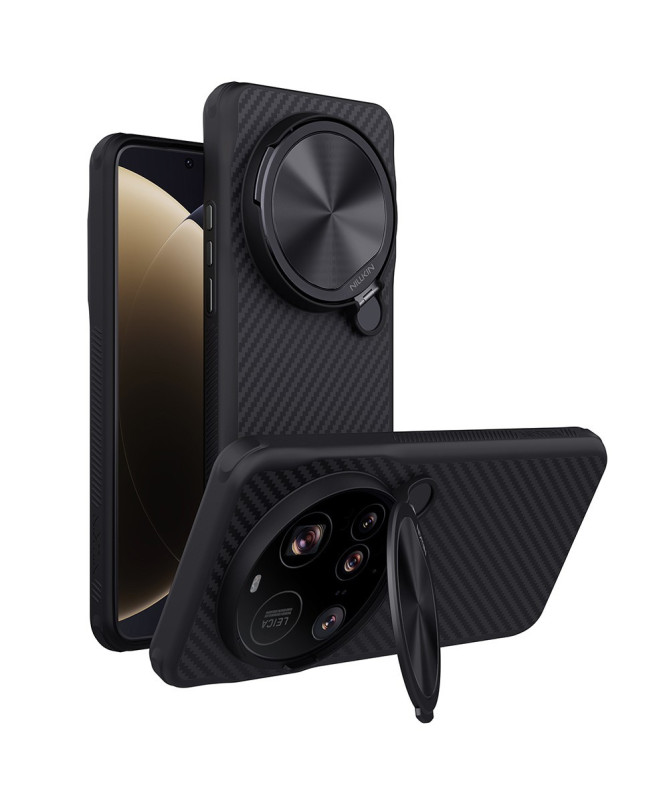 Coque Xiaomi 15 Ultra fibre aramide avec support aimanté