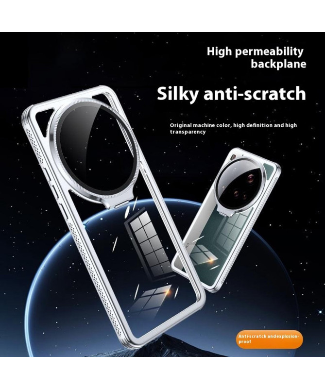 Coque Xiaomi 15 Ultra transparente avec support | LUMARIS