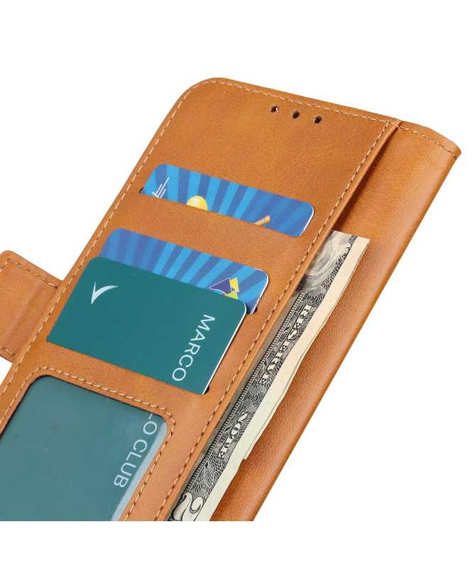 Étui Honor 400 portefeuille revêtement simili cuir mat