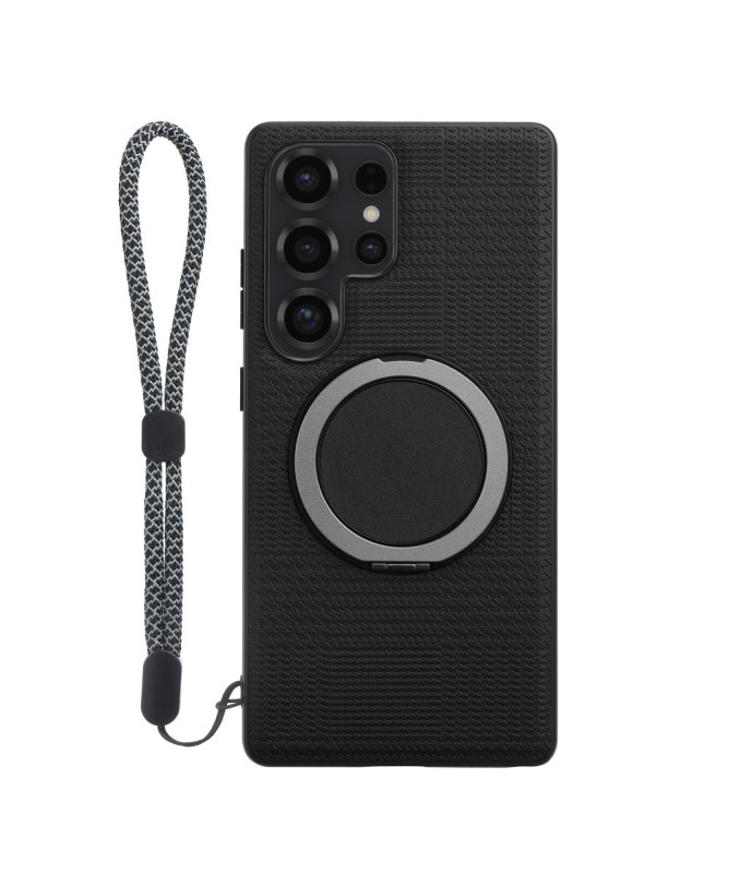 Coque Samsung Galaxy S25 Ultra magnétique avec anneau et dragonne