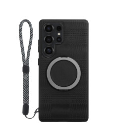 Coque Samsung Galaxy S25 Ultra magnétique avec anneau et dragonne
